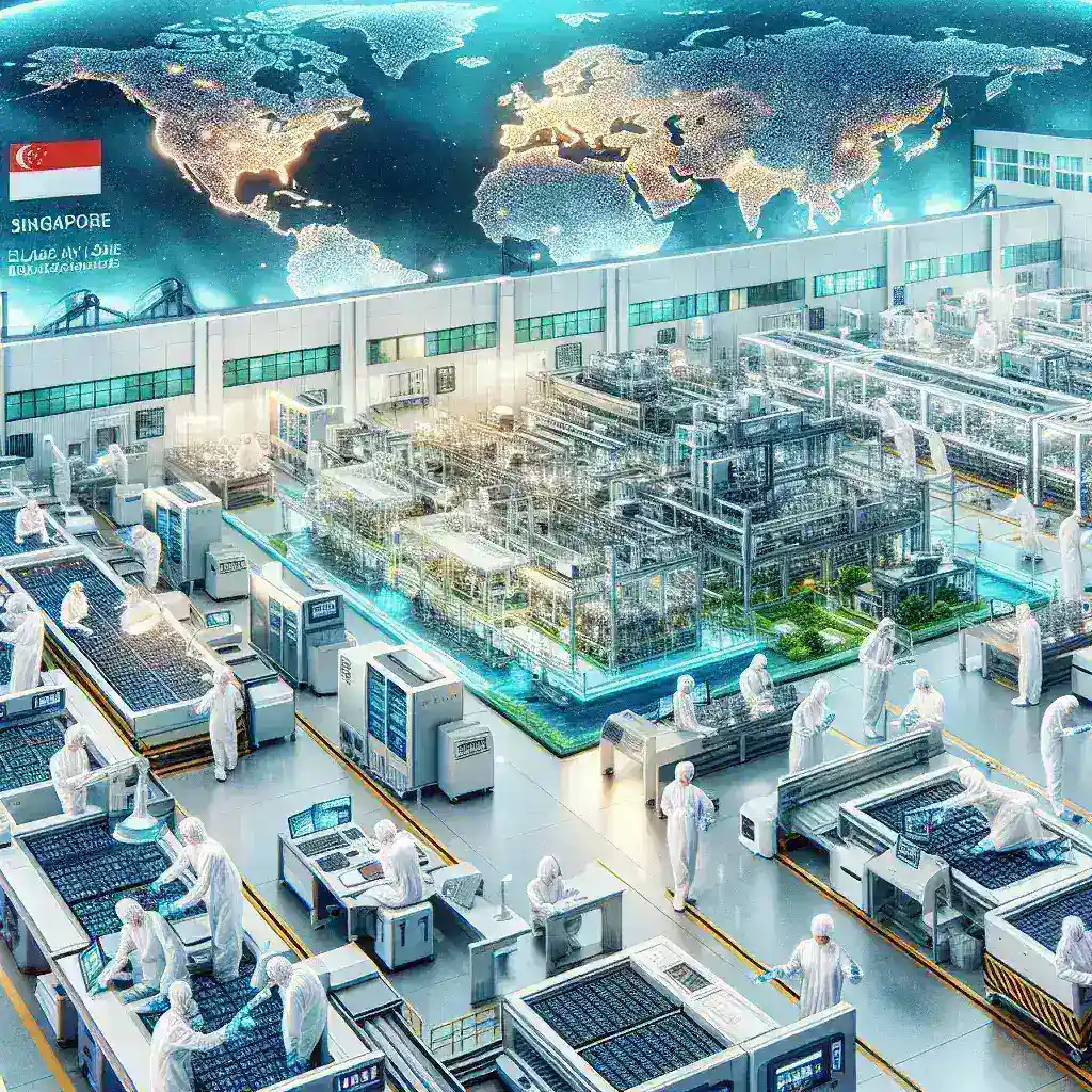 "Foxconn executives discussing potential acquisition of UTAC, a Singapore-based chip assembly company, highlighting the growing interest in semiconductor manufacturing in Southeast Asia."